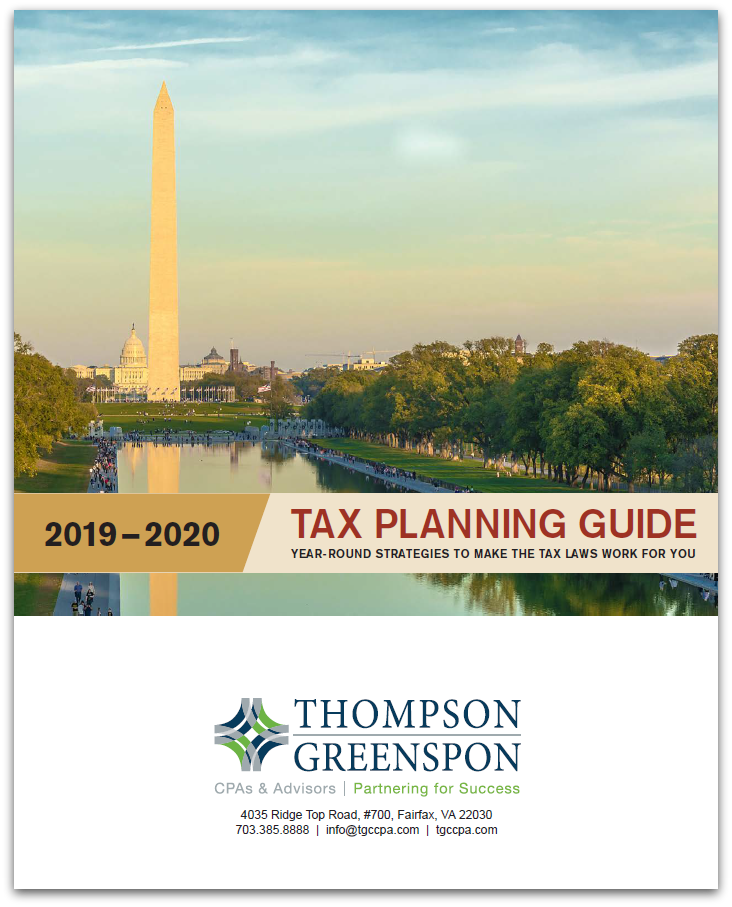 2019-2020 Tax Planning Guide
